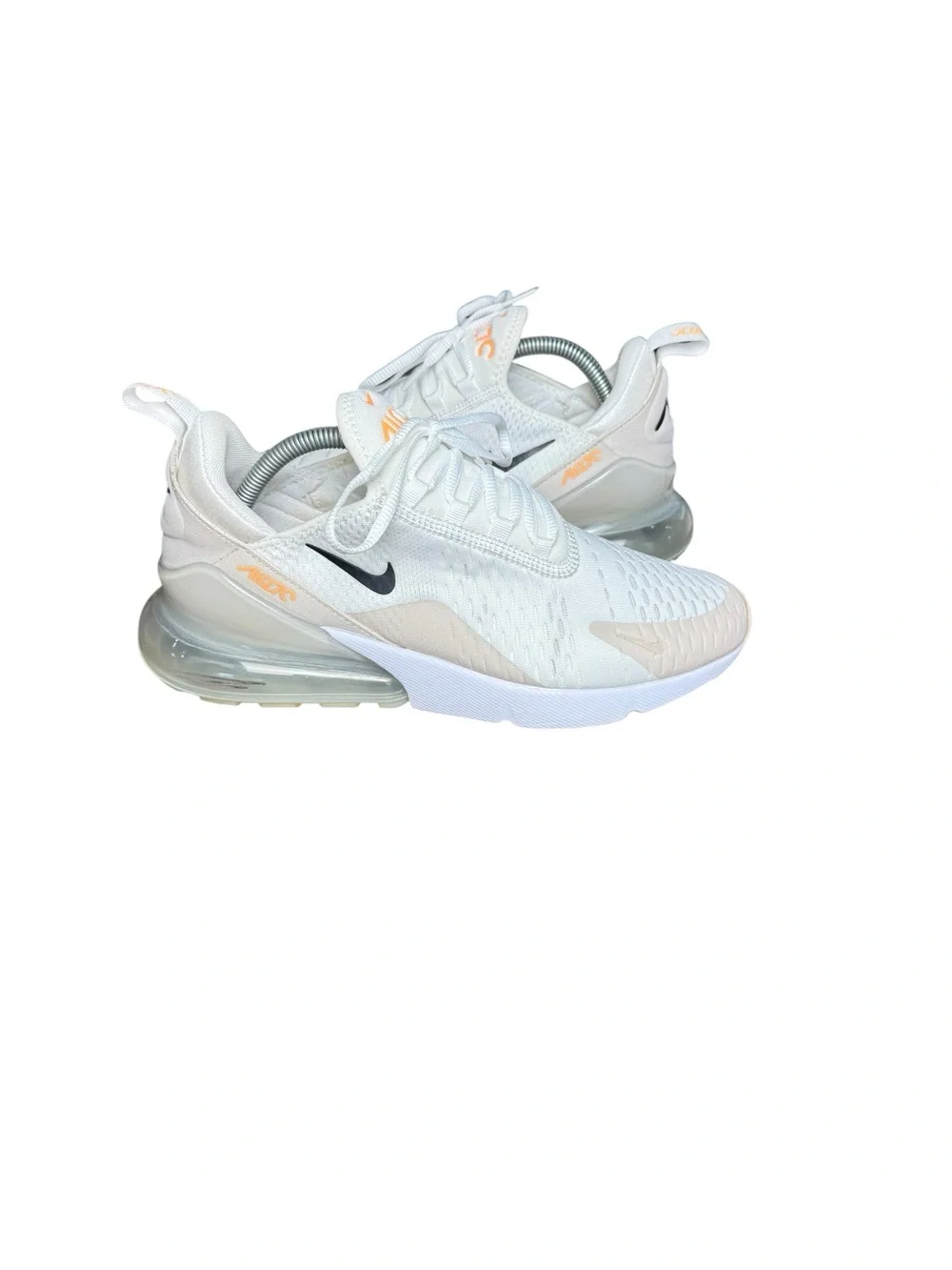 Nike Womens Air Max 270 White Desert Sand Size 10